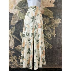 Anthropologie x Pilcro Floral Flare Pants Size 30